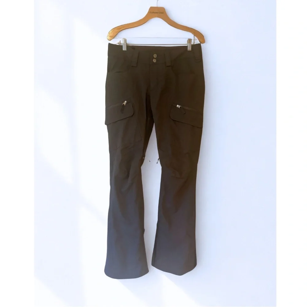 Burton DRYRIDE Women’s Grey Snow Pants Medium | Waterproof Ski Snowboard Cargo - Picture 2 of 6